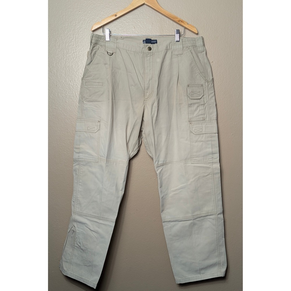 5.11 Tactical Cargo Pants Mens 40x32 Khaki Gorpcore Ripstop Utility 74273